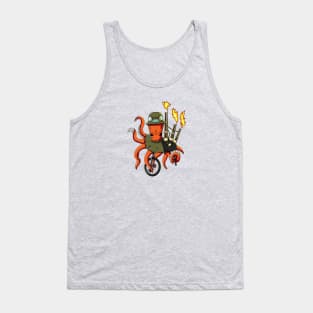 Portland Oregon Octopus Unipiper Tank Top